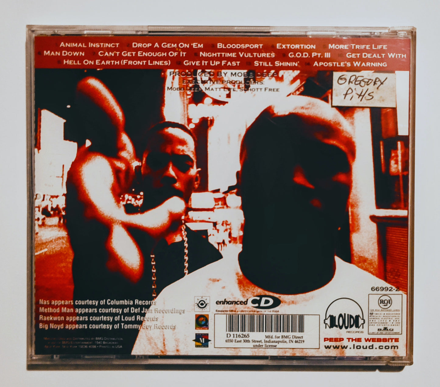 Mobb Deep - "Hell On Earth" - COMPACT DISC VG+/VG+