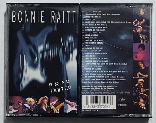 Bonnie Raitt - “Road Tested” - CASSETTE TAPE (2x) NM/NM