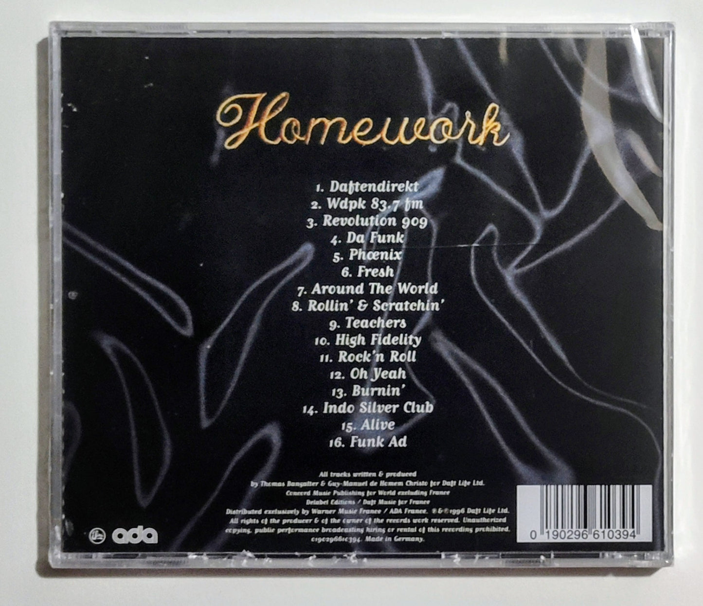 Daft Punk - "Homework" - COMPACT DISC NM/M (Sealed; crack on back of case)