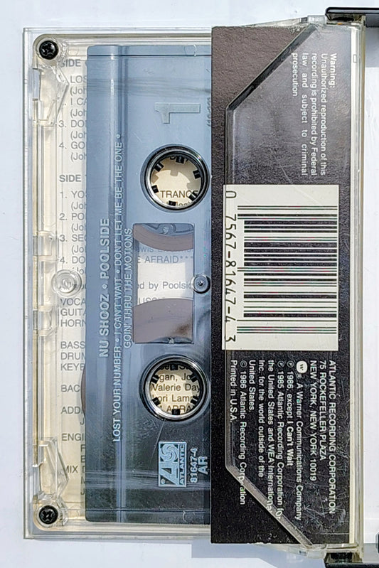 Nu Shooz - “Poolside” - CASSETTE TAPE VG+/VG+