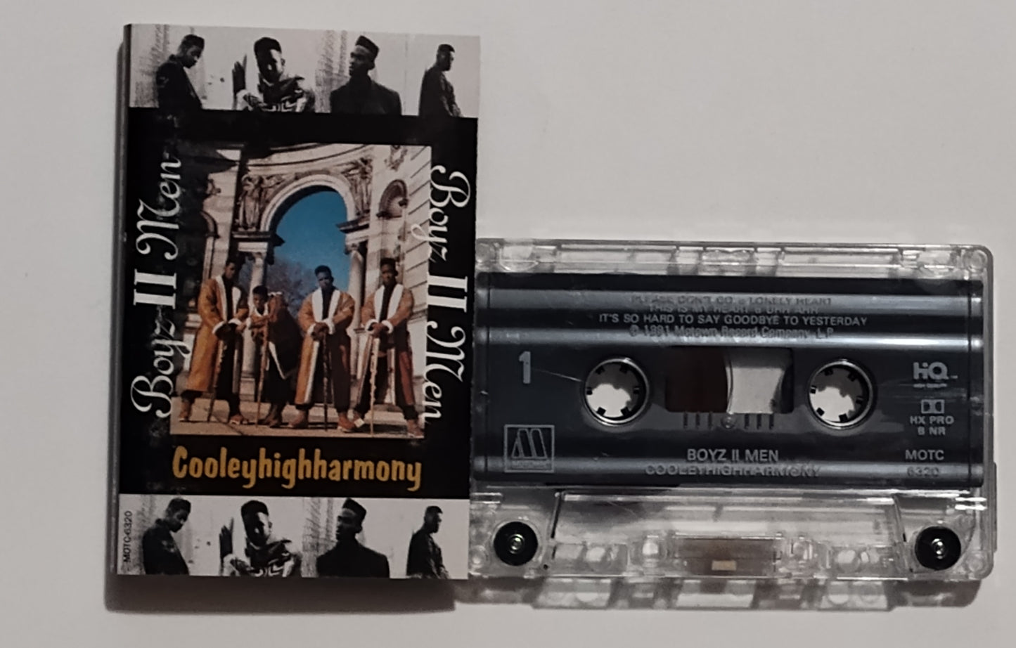 Boys II Men - "Cooleyhighharmony" - CASSETTE TAPE (DOLBY HX PRO B NR) VG/VG+