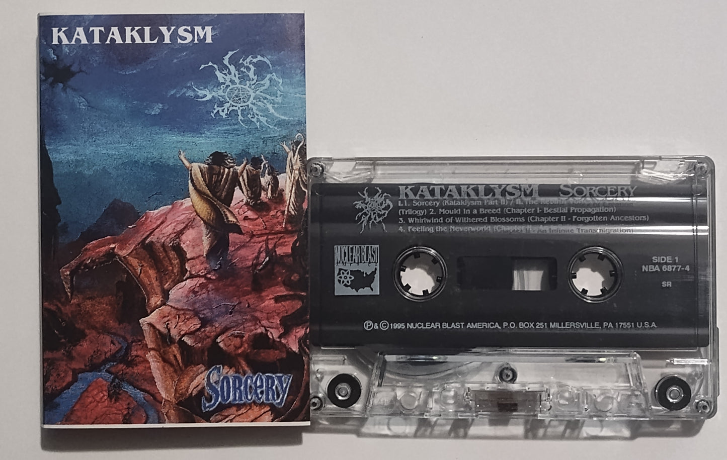 Kataklysm - "Sorcery" - CASSETTE TAPE (SR) VG+/VG+