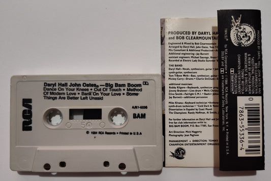 Hall And Oates - "Big Bam Boom" - CASSETTE TAPE (DOLBY) VG+/VG+