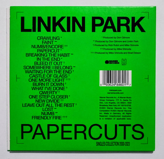 Linkin Park - "Papercuts" - COMPACT DISC NM/NM