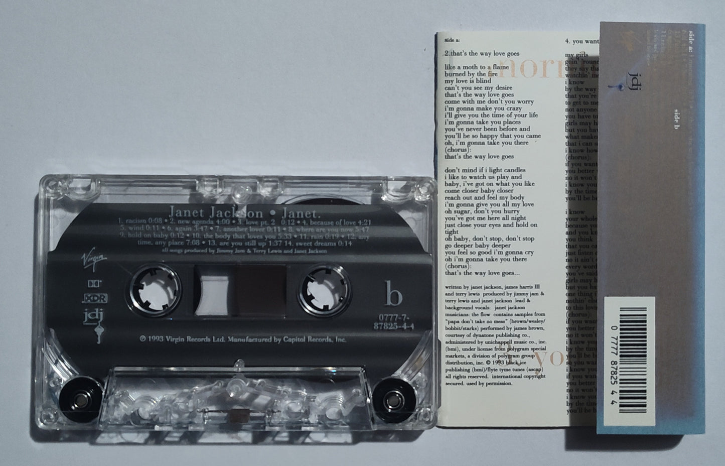 Janet Jackson - "Janet" - CASSETTE TAPE (XDR; Chrome; DOLBY) VG/VG+