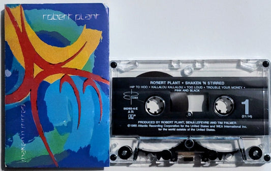 Robert Plant - "Shaken 'N Stirred" - CASSETTE TAPE (AR; DOLBY HX PRO) G+/VG
