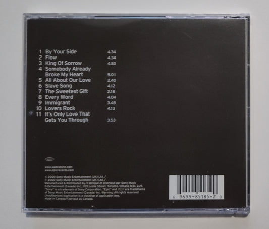 Sade - "Lovers Rock" - COMPACT DISC VG+/VG
