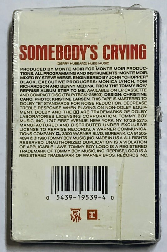 Force M.D.’s - “Somebody’s Crying” - CASSETTE TAPE (Single) VG+/M (Sealed)