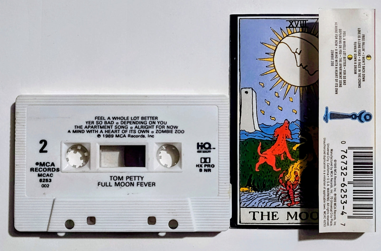 Tom Petty - "Full Moon Fever" - CASSETTE TAPE (DOLBY HX PRO B NR) VG/VG