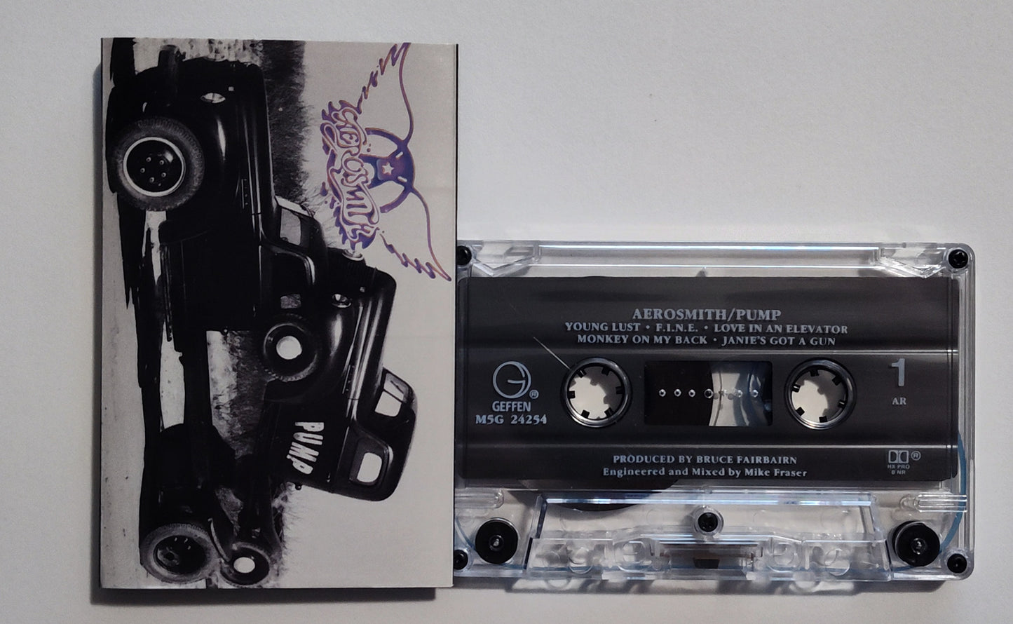 Aerosmith - "Pump" - CASSETTE TAPE (AR; DOLBY HX PRO B NR) VG+/VG+