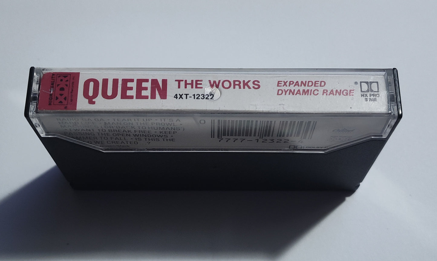 Queen - "The Works" - CASSETTE TAPE (DOLBY HX PRO; XDR) VG/VG