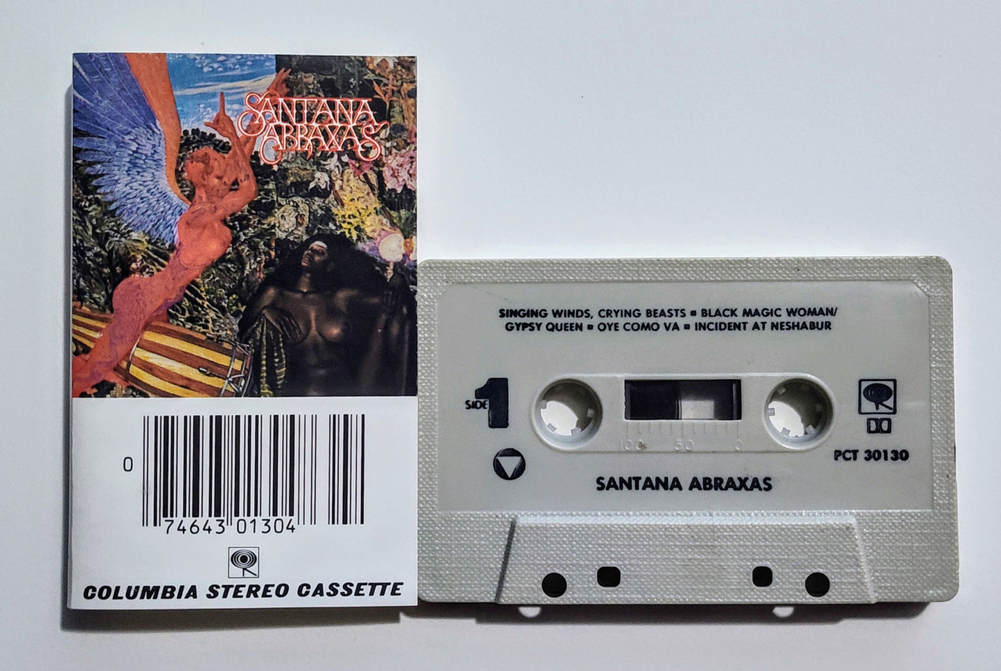 Santana - "Abraxis" - CASSETTE TAPE (DOLBY) VG/VG