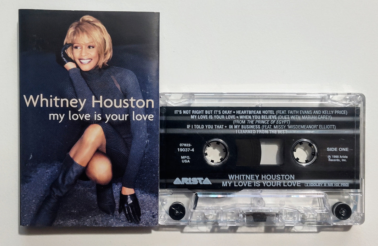 Whitney Houston - "My Love Is Your Love" - CASSETTE TAPE VG+/VG+