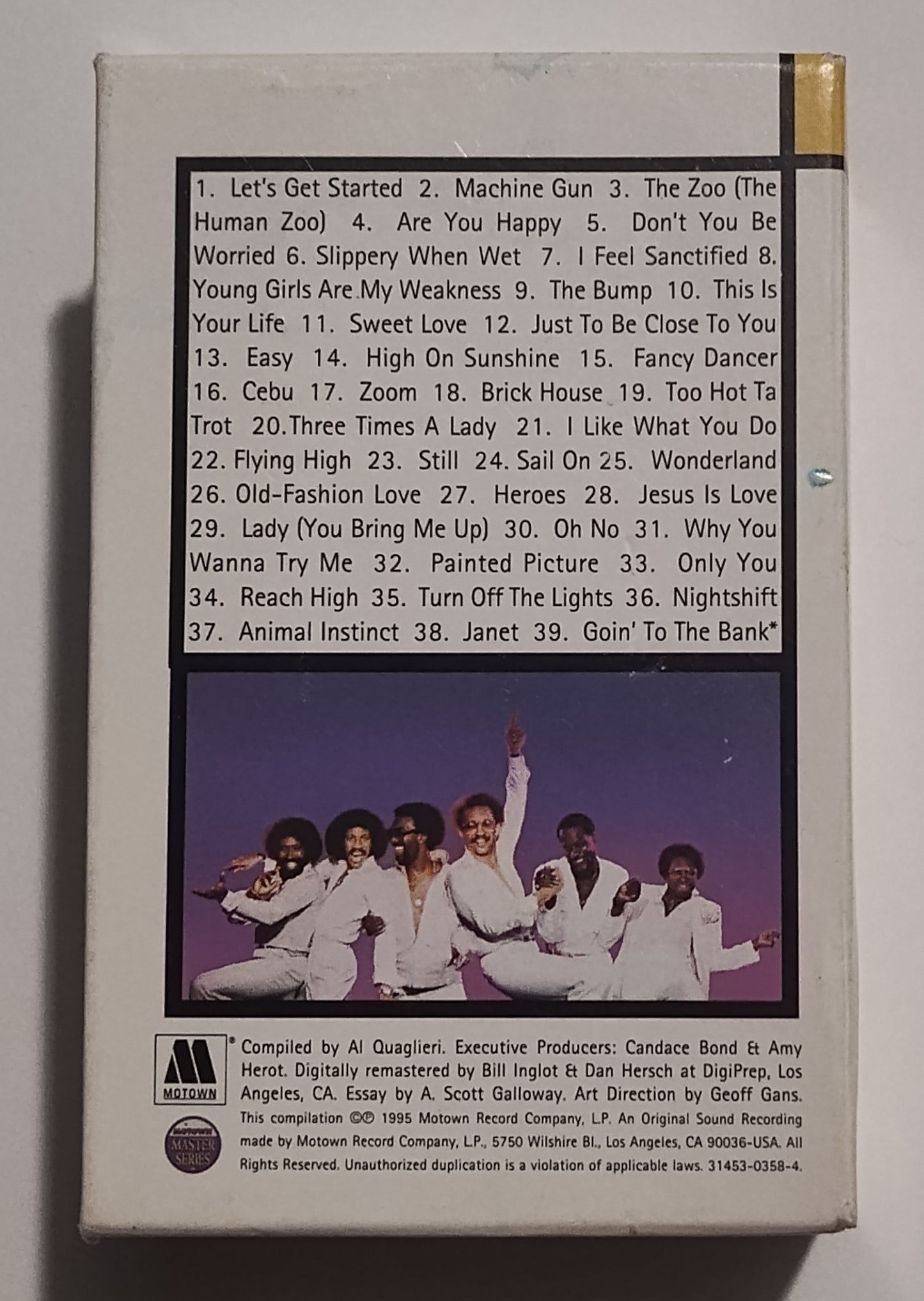 Commodores - "Anthology" - CASSETTE TAPE (2x) VG+/VG+