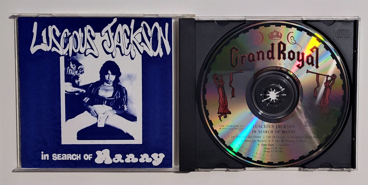 Luscious Jackson - "In Search Of Manny" - COMPACT DISC VG+/VG