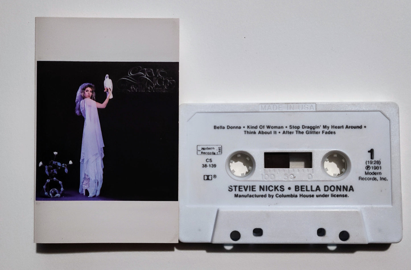 Stevie Nicks - "Bella Donna" - CASSETTE TAPE (Columbia House; DOLBY) VG+/VG+