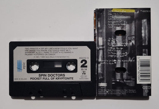 Spin Doctors - "Pocket Full Of Kryptonite" - CASSETTE TAPE (Holland; DOLBY B NR) VG/VG