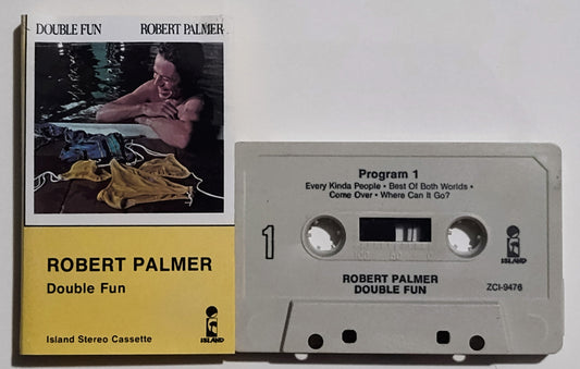 Robert Palmer - "Double Fun" - CASSETTE TAPE VG/VG