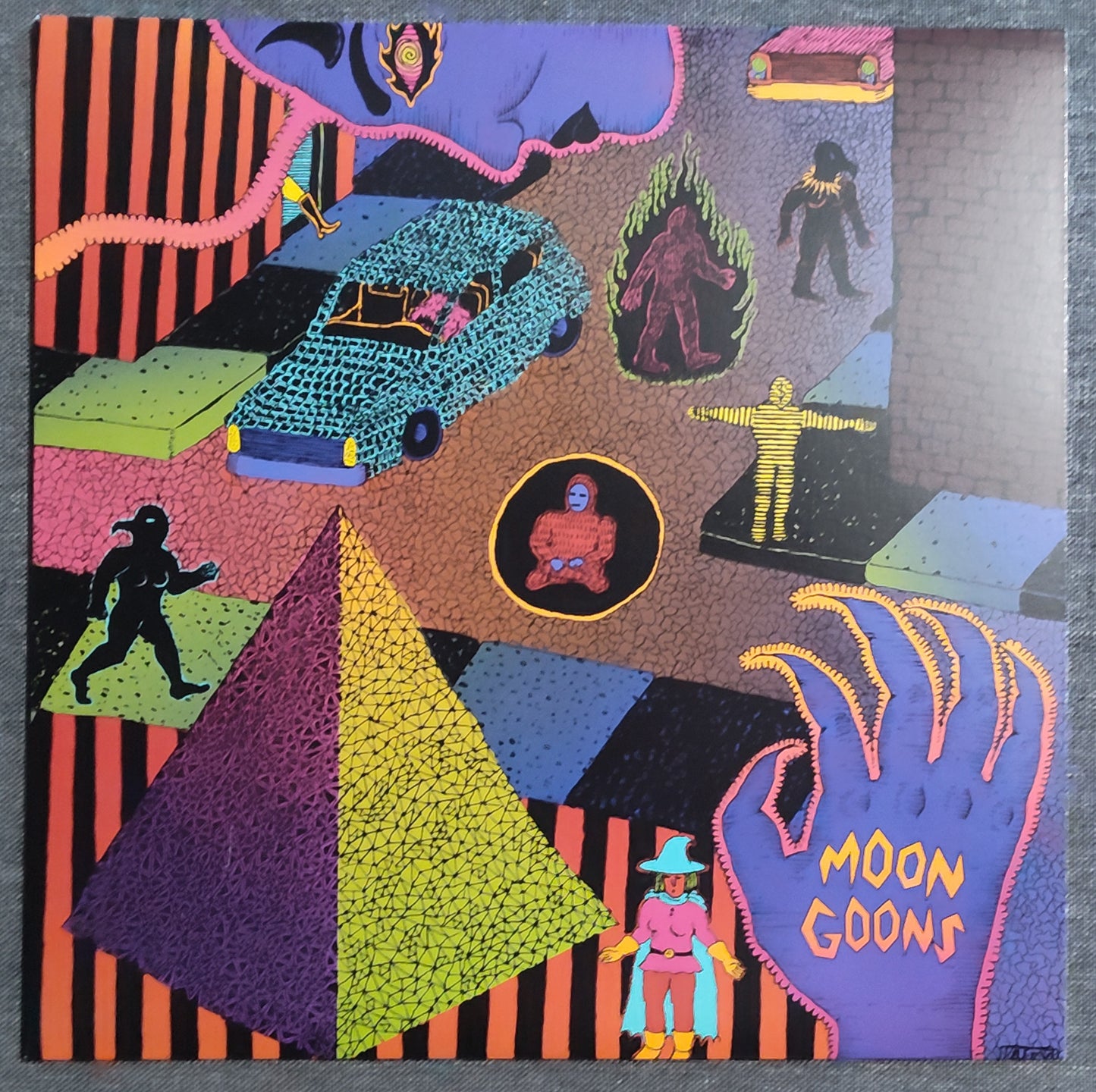 Moon Goons - "A Daydream Dark" - VINYL RECORD (Purple Color Vinyl) M/M (New; Not sealed; Album Art By Alex Borrego)