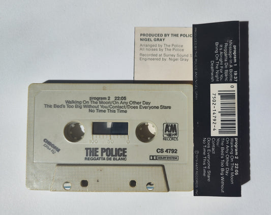 Police, The - "Regatta De Blanc (CHROME)" - CASSETTE TAPE G+/G+ (Plays perfect!)