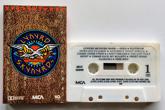 Lynyrd Skynyrd - “Skynyrd’s Innyrds Greatest Hits” - CASSETTE TAPE VG/VG