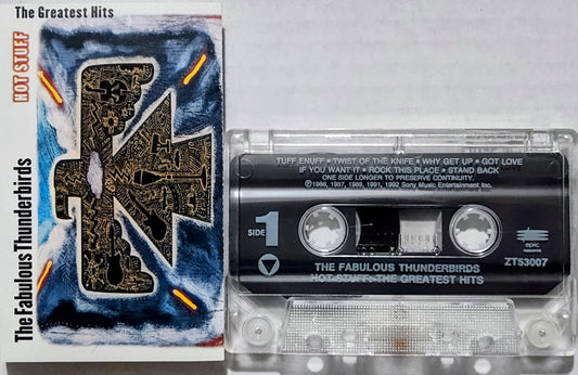 Fabulous Thunderbirds, The - “Hot Stuff: The Greatest Hits” - CASSETTE TAPE VG+/VG+
