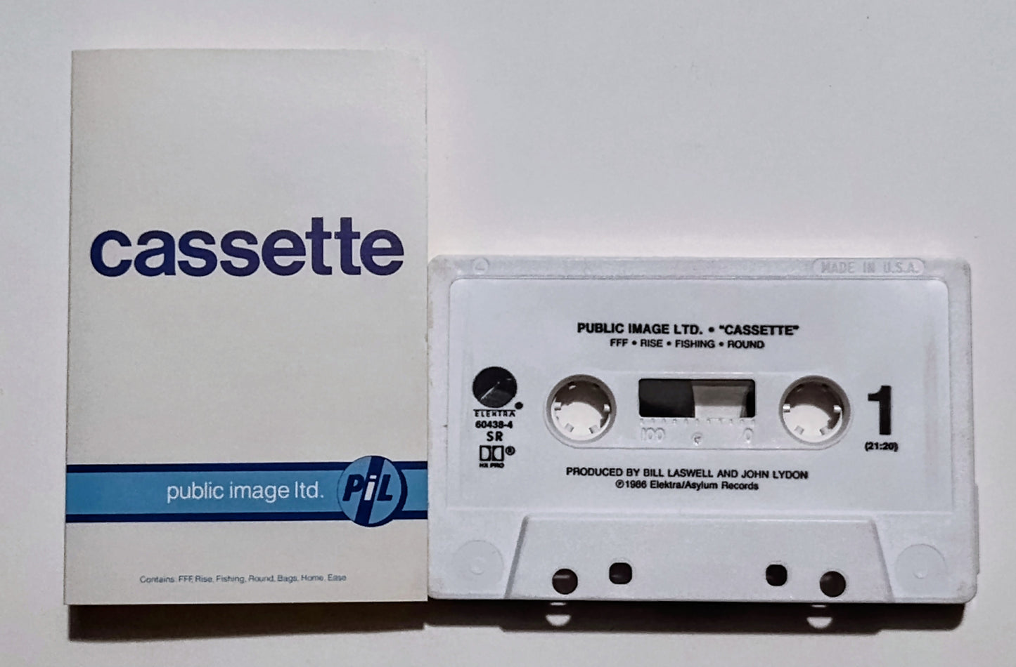 Public Image Ltd (PIL) - "Cassette ("Album")" - CASSETTE TAPE (SR; DOLBY HX PRO) VG+/VG+