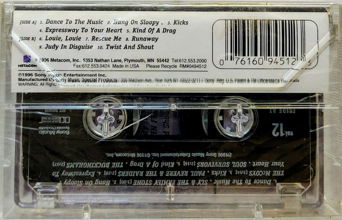 Various Artists - "Party Rock 60's, Vol. 12" - CASSETTE TAPE NM/M (Sealed; torn cellophane)