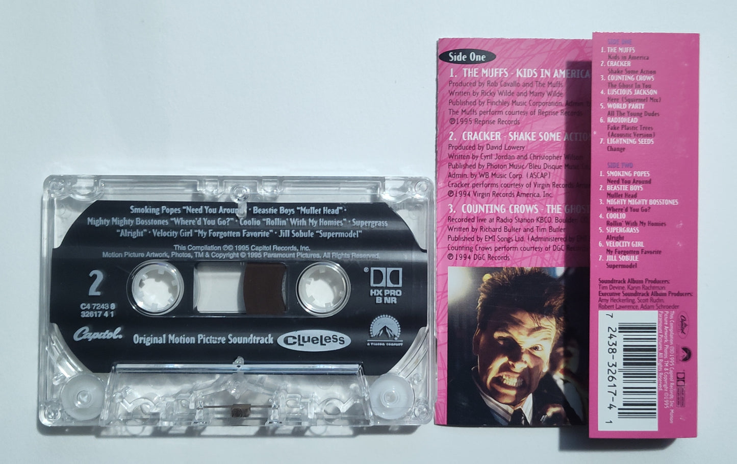 Various Artists - "Clueless Soundtrack" - CASSETTE TAPE (DOLBY HX PRO B NR) VG+/VG+
