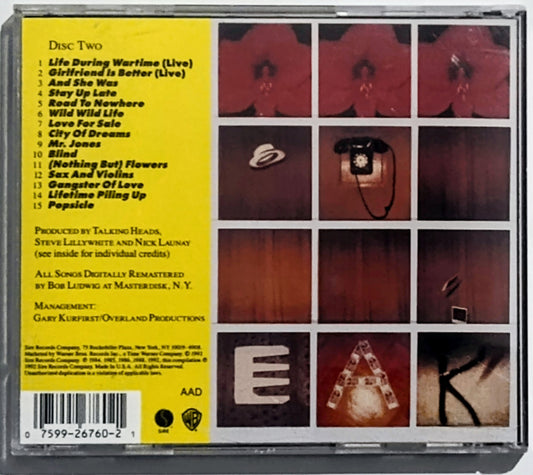 Talking Heads - “Sand In The Vaseline: Popular Favorites 1984-1992” - COMPACT DISC (Disc 2 Only) VG/VG *🚨*
