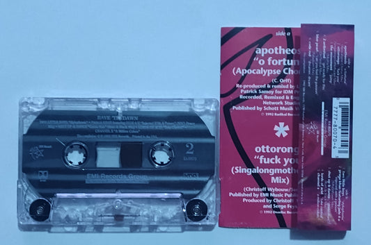 Various Artists - "Rave Until Dawn" - CASSETTE TAPE VG+/VG+