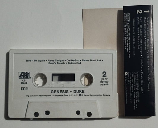 Genesis - "Duke" - CASSETTE TAPE (DOLBY) VG+/VG+