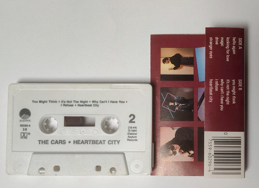 Cars, The - "Heartbeat City" - CASSETTE TAPE(DOLBY) VG+/VG+