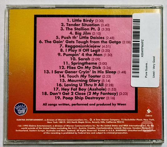 Ween - "Pure Guava" - INDIE COMPACT DISC VG+/G+(Plays perfect!) *🚨*