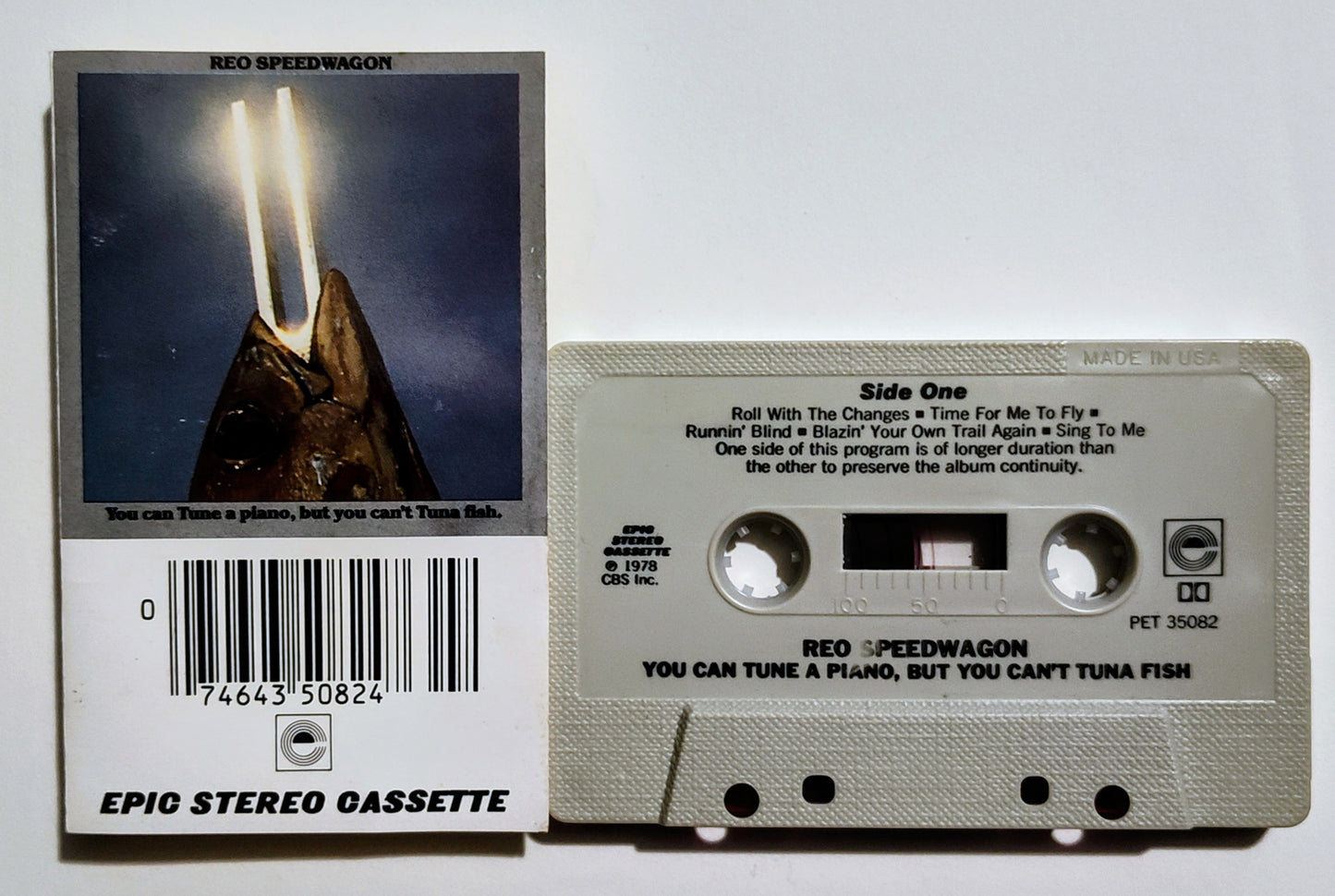 REO Speedwagon - "You Can Tune A Piano But You Can't Tuna Fish" - CASSETTE TAPE (DOLBY) G+/VG+
