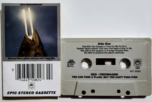 REO Speedwagon - "You Can Tune A Piano But You Can't Tuna Fish" - CASSETTE TAPE (DOLBY) G+/VG+