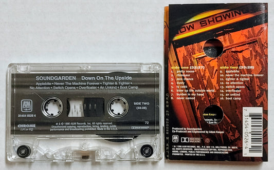 Soundgarden - "Down On The Upside" - CASSETTE TAPE VG+/VG