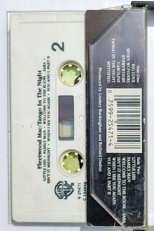 Fleetwood Mac - “Tango In The Night” - CASSETTE TAPE (RCA Club) VG/VG