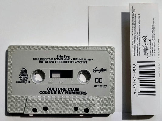 Culture Club - "Colour By Numbers" - CASSETTE TAPE VG+/VG+