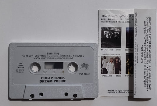 Cheap Trick - "Dream Police" - CASSETTE TAPE (DOLBY) VG/VG