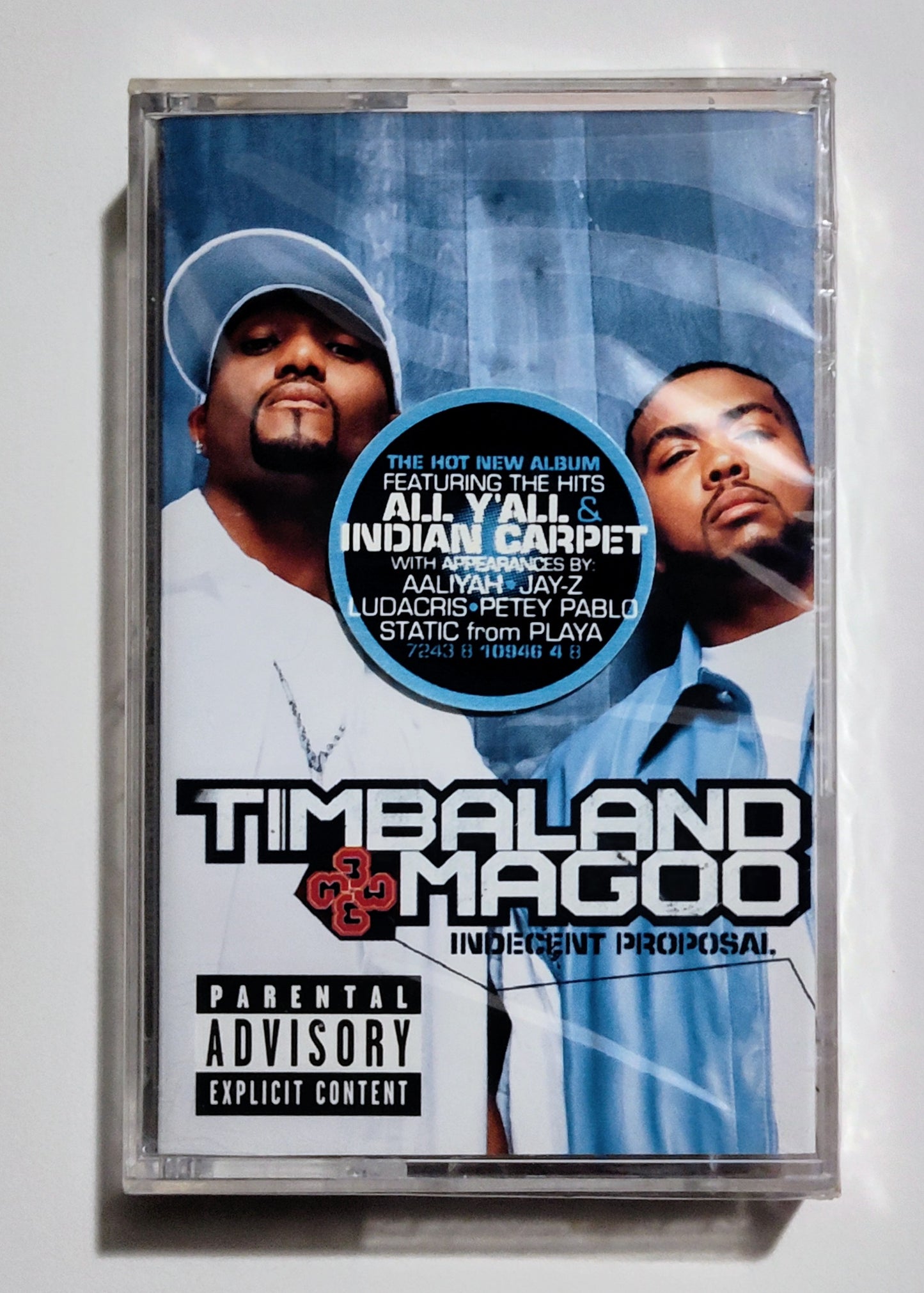 Timbaland & Magoo - "Indecent Proposal" - CASSETTE TAPE NM/M (Sealed; broken seal)