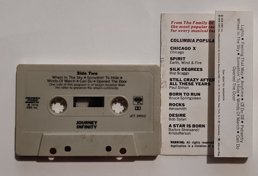 Journey - "Infinity" - CASSETTE TAPE (DOLBY) VG/VG