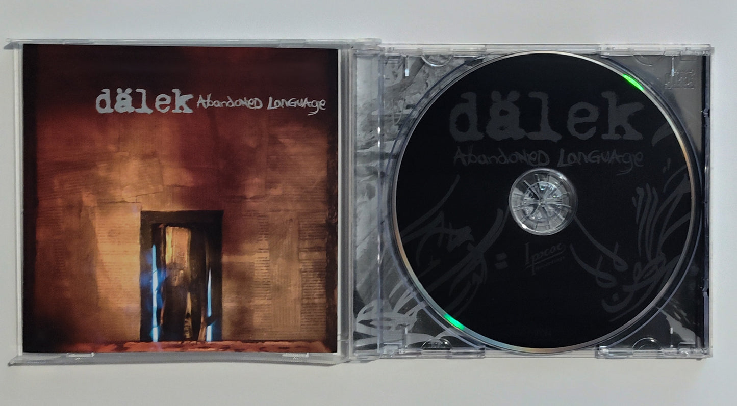 dälek - "Abandoned Language" - INDIE COMPACT DISC VG+/VG+