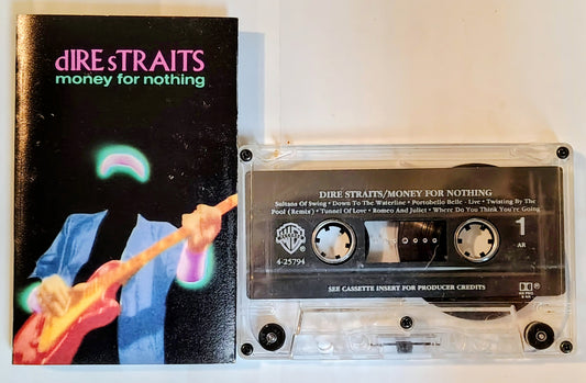 Dire Straits - “Money For Nothing” - CASSETTE TAPE G+/VG