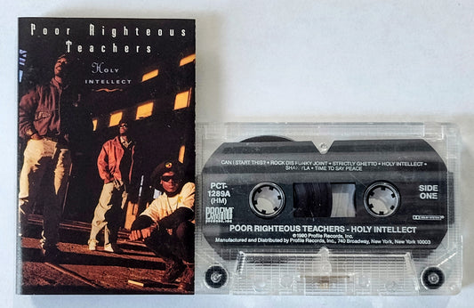 Poor Righteous Teachers - “Holy Intellect” - CASSETTE TAPE VG+/VG+
