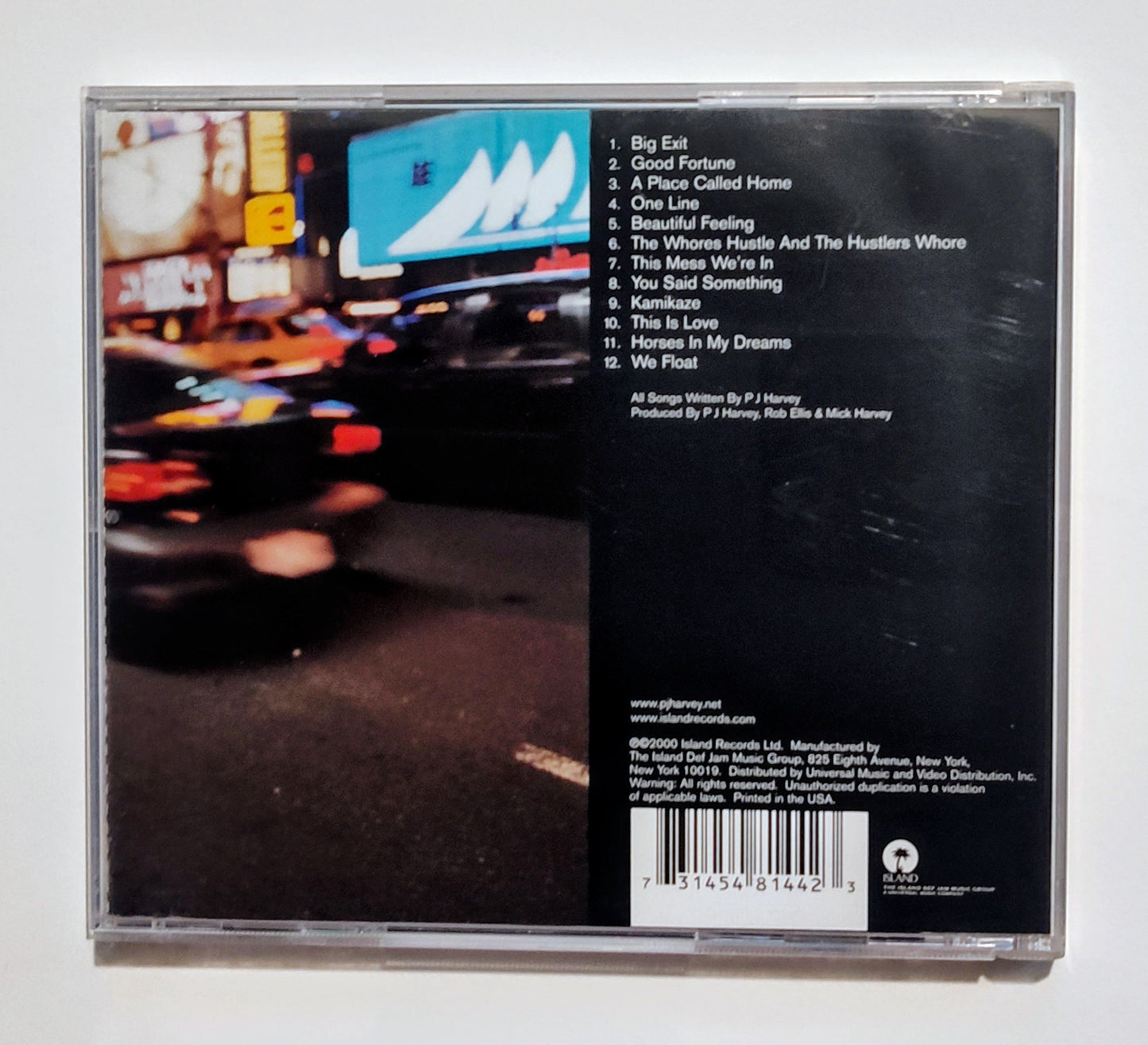 P.J. Harvey - "Stories From The City, Stories From The Sea" - COMPACT DISC VG+/NM