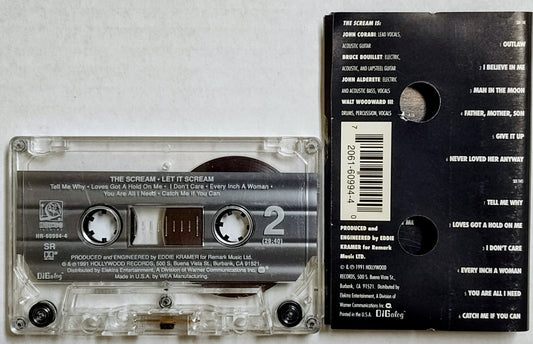 Scream, The - “Let It Scream” - CASSETTE TAPE VG/VG