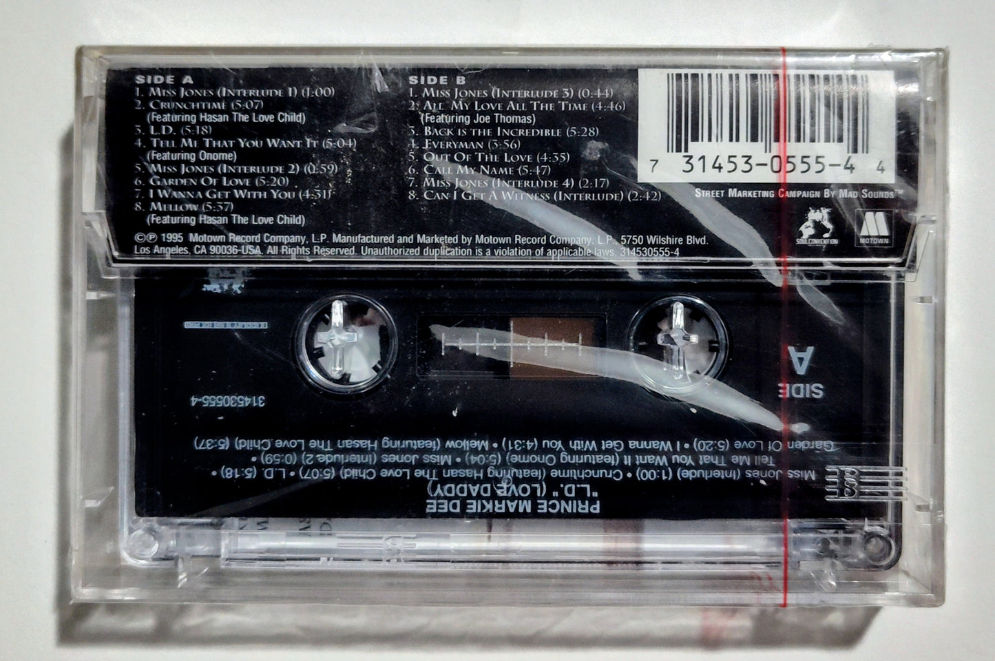 Prince Markie Dee - "Love Daddy" - CASSETTE TAPE NM/M (Sealed with hype sticker; tiny tears in cellophane)