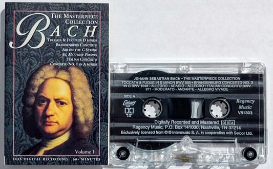 Bach - “The Masterpiece Collection” - CASSETTE TAPE NM/NM