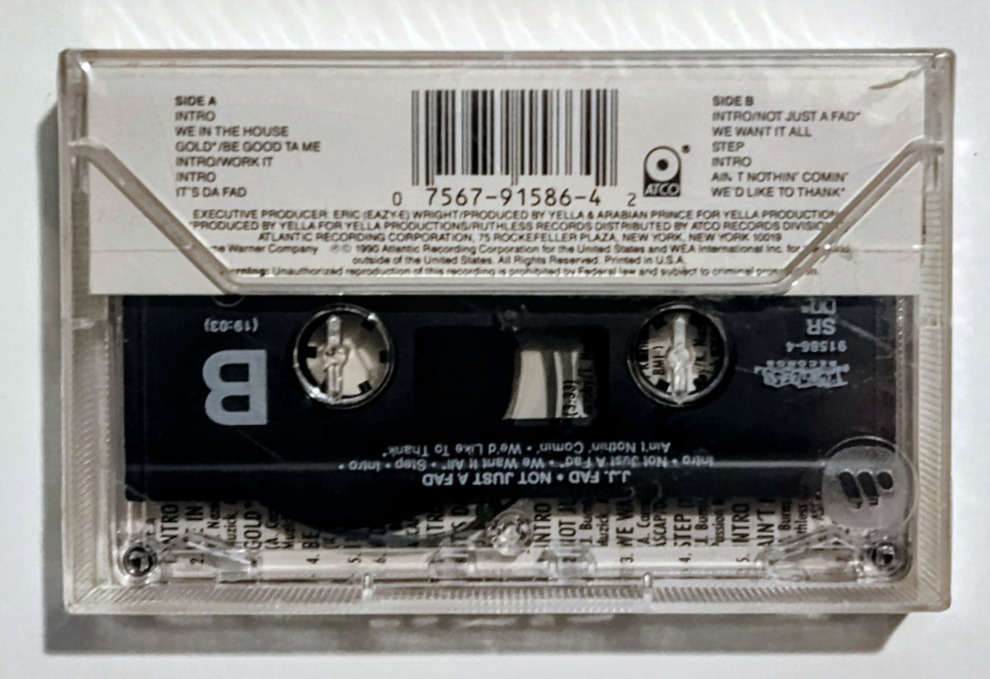 J.J. Fad - "Not Just A Fad" - CASSETTE TAPE M/M (Sealed w/ hype sticker)
